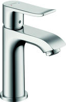 hansgrohe Metris Einhebel-Waschtischmischer 100 mit Ablaufgarnitur, Badarmaturen,