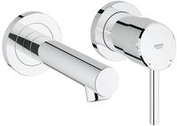 GROHE Concetto 2-Loch-Waschtischbatterie, Badarmaturen, 19575001, chrom