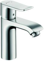 hansgrohe Metris 110 Waschtisch Armatur 31204000 chrom, ohne Ablaufgarnitur, LowFlow
