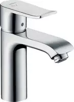 hansgrohe Metris Einhebel-Waschtischmischer 110 mit Kaltwasser in Mittelposition,
