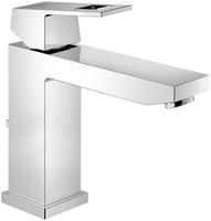 GROHE Eurocube Einhand-Waschtischbatterie M-Size, mittelhoch mit Ablaufgarnitur,