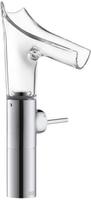 hansgrohe Axor Starck V 220 Waschtischarmatur 12114000, chrom, Glasauslauf, Joystick