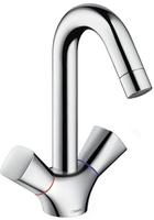 hansgrohe Logis 2-Griff Waschtischarmatur 71222000 chrom, mit