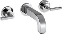 AXOR Citterio 3-Loch Waschtisch-Wandarmatur Hebelgriffe ohne Platte, Badarmaturen,