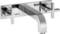 AXOR Citterio 3-Loch Waschtisch-Wandarmatur mit Kreuzgriffen UP, Badarmaturen,