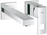 GROHE Eurocube 2-Loch-Waschtischbatterie Ausladung 17 cm, Badarmaturen, 19895000,