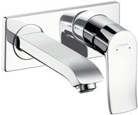 hansgrohe Metris Waschtisch Wand Armatur 31085000 Unterputz Armatur, Auslauf...