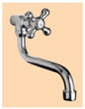 Fromac Wandarmatur schwenkbar für Kaltwasser Sterling CAS chrom/gold, 24