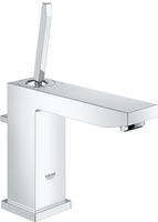 GROHE Eurocube Joy Einhand-Waschtischbatterie DIN 15 mit Ablaufgarnitur,