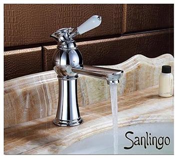 Sanlingo Serie AIKO Retro Bad Waschbecken Waschtisch Einhebel Armatur Wasserhahn Chrom Sanlingo