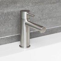 Herzbach DESIGN IX Waschtisch-Einlochbatterie M-Size ECO mit Ablaufgarnitur,
