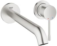 GROHE Essence New 2-Loch Waschtischbatterie mit langem Auslauf, Badarmaturen,