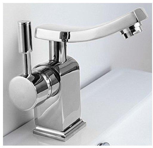 Modern Design Einhebel Badezimmer Bad Armatur Waschbecken Chrom Schwenkbar