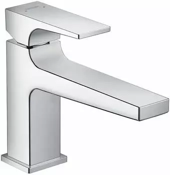 Hansgrohe Metropol Einhebel-Waschtischmischer Komfort-H&ouml;he 100 mm mit mit Druckstopfen-Ablaufgarnitur chrom