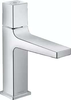 Hansgrohe Metropol Waschtischmischer Select Komfort-H&ouml;he 110 mm mit mit Druckstopfen-Ablaufgarnitur chrom