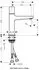 Hansgrohe Metropol Waschtischmischer Select Komfort-Höhe 110 mm mit mit Druckstopfen-Ablaufgarnitur chrom