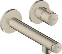 Axor Uno Select Wand Waschtischarmatur 45112820 Brushed Nickel, Ausladung 165mm