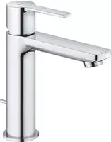 GROHE Lineare New Einhand-Waschtischbatterie S-SIZE mit Zugstangen-Ablaufgarnitur,