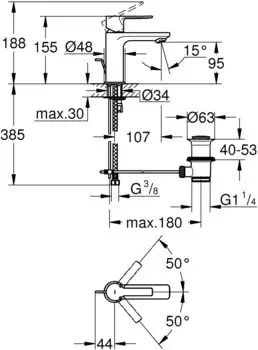 GROHE Lineare DN15 XS-Size (32109001) – Hochwertige Materialien und innovative Technologien