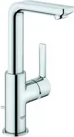 GROHE Lineare New Einhand-Waschtischbatterie L-SIZE mit Zugstangen-Ablaufgarnitur,