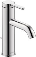 Duravit C.1 Einhebel-Waschtischmischer M mit Zugstangen-Ablaufgarnitur, Badarmaturen,