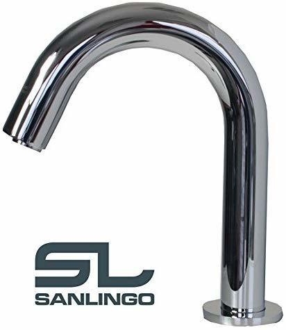 Sanlingo Infrarot IR Armatur Wasserhahn Automatik Waschbecken Chrom Kaltwasser