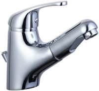 Eisl Badarmatur "VICO" mit Zugstange, Wasserhahn mit Ablaufgarnitur, Mischbatterie,