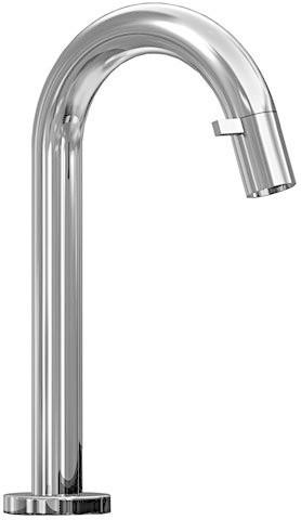 Hansa Nova Style Waschtisch-Standventil, mit MINIMAT Sicherheits-Thermostat-Vormischer ohne Ablaufgarnitur 50918191