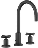 Dornbracht TARA Waschtisch-Dreilochbatterie, Badarmaturen, 20713892-33, schwarz matt