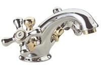 Fromac Demm Waschtischarmatur, Sterling Nostalgie, Farbe:CHROM/GOLD!!, 2275, 04231.065.CD