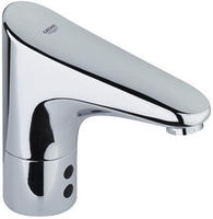 Grohe Waschtisch-armatur Europlus E Chrom, Batteriebetrieb, Ohne Mischung