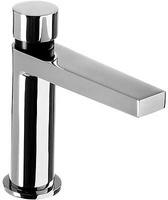 tres Class Waschbeckenarmatur zeitgeschaltet mit fester Wassertemperatur Chrom mit Nano Beschichtung