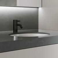 Dornbracht Meta Einhebelmischer 33501660-33 mit Ablaufgarnitur, Ausladung 125mm,