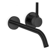 Dornbracht Meta Waschtisch-Wand-Einhandbatterie, Badarmaturen, 36863660-33, schwarz