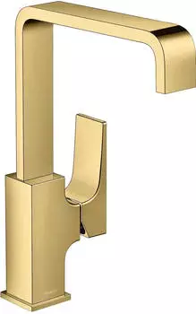 Hansgrohe Metropol 230 mit Hebelgriff und Push-Open Ablaufgarnitur gold poliert (32511990)