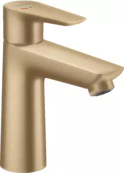 Hansgrohe Einhebel-Waschtischmischer Talis E 110 CoolStart mit Zugstangen-Ablaufgarnitur Brushed Bronze (71713140)