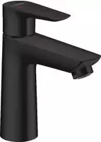 hansgrohe Talis E Waschtisch-Einhebelmischer 71713670 mit Ablaufgarnitur, mattschwarz