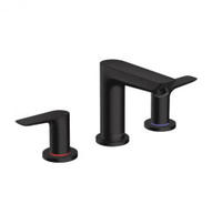 hansgrohe Talis E 3-Loch Waschtischarmatur mit Zugstangen-Ablaufgarnitur,