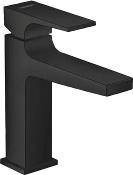 Hansgrohe Metropol 110 Einhebel-Waschtischmischer 135mm mit Push-Open Ablaufgarnitur mattschwarz (32507670)