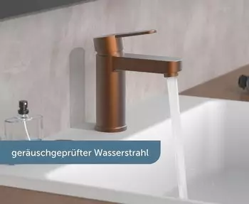 Schütte Elephant Einhebel-Waschtischarmatur 157mm mit Pop-Up-Ablauf kupfer – Elegantes Design und hochwertige Materialien