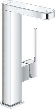 GROHE Plus Einhand-Waschtischbatterie L-Size 120mm mit Push-Open-Ablaufgarnitur und LED-Anzeige chrom (23959003)