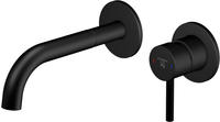 Steinberg Serie 100 Wand-Waschtisch Einhebelmischer Ausladung 19,5 cm, Badarmaturen,