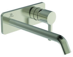 Ideal Standard Joy Wand-Waschtischarmatur eckig 225mm silver storm (A7381GN)