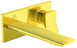 Ideal Standard Wand-Waschtischarmatur Conca brushed gold (A7371A2)