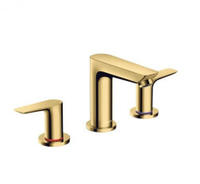 hansgrohe Talis E 3-Loch Waschtischarmatur mit Zugstangen-Ablaufgarnitur,