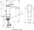 Hansgrohe Vivenis 110 Einhebel-Waschtischmischer mattschwarz (75020670)