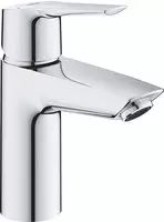 GROHE Start, energiesparende Waschtischarmatur, Kaltwasser in Mittelstellung