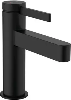 Hansgrohe Finoris 100 mit Push-Open Ablaufgarnitur schwarz matt (76010670)