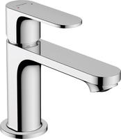 hansgrohe Rebris S Einhebel-Waschtischarmatur 80 mit Zugstangen-Ablaufgarnitur,