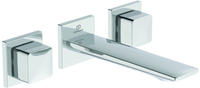 Ideal Standard Conca Wand-Waschtischarmatur, mit 3 Rosetten eckig, Auslauf 18...